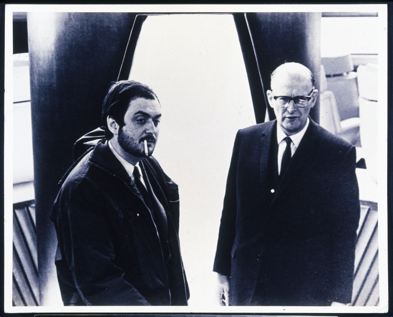 Imagen: Kubrick y Clarke. Getty